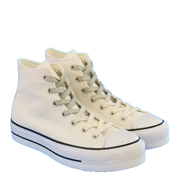 NEW Converse Chuck Taylor Women's 8 Lift Platform Ombre High Top Egret Cream - Picture 1 of 11